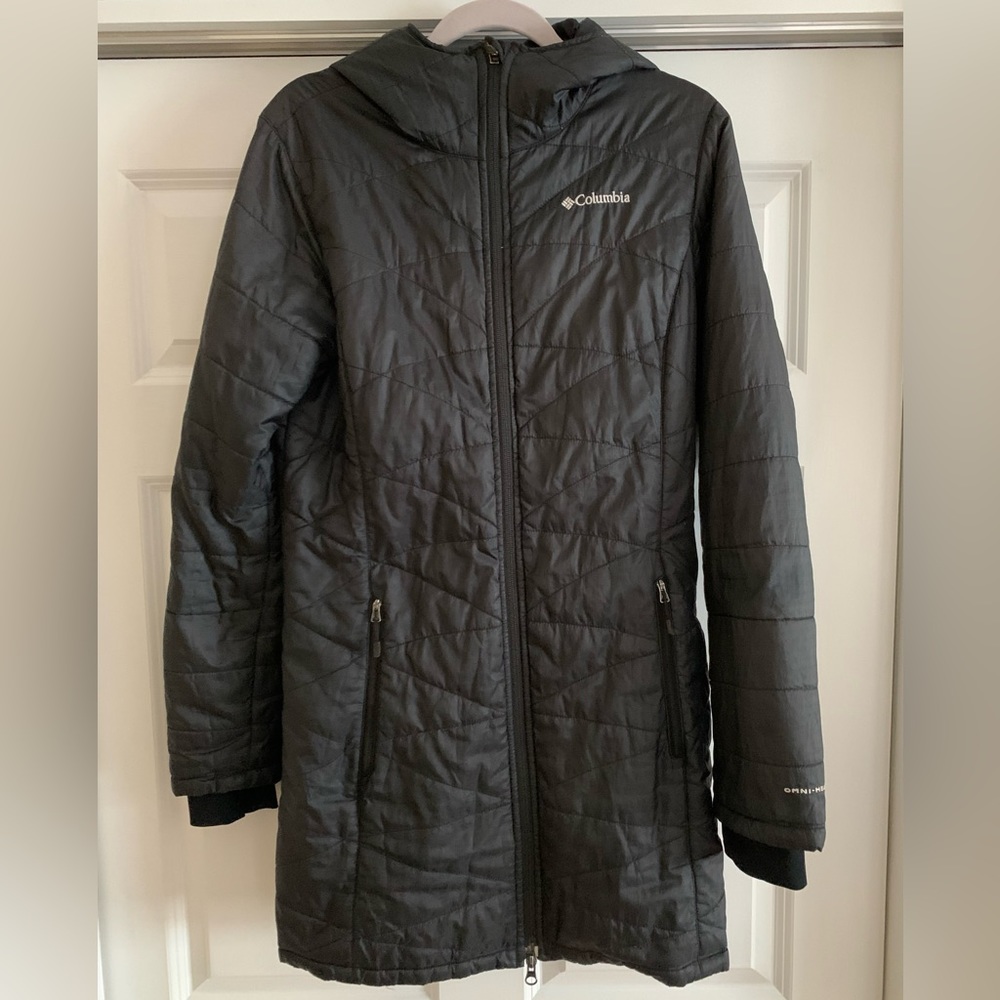 Woman’s Columbia Omni-heat long jacket